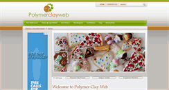 Desktop Screenshot of polymerclayweb.com